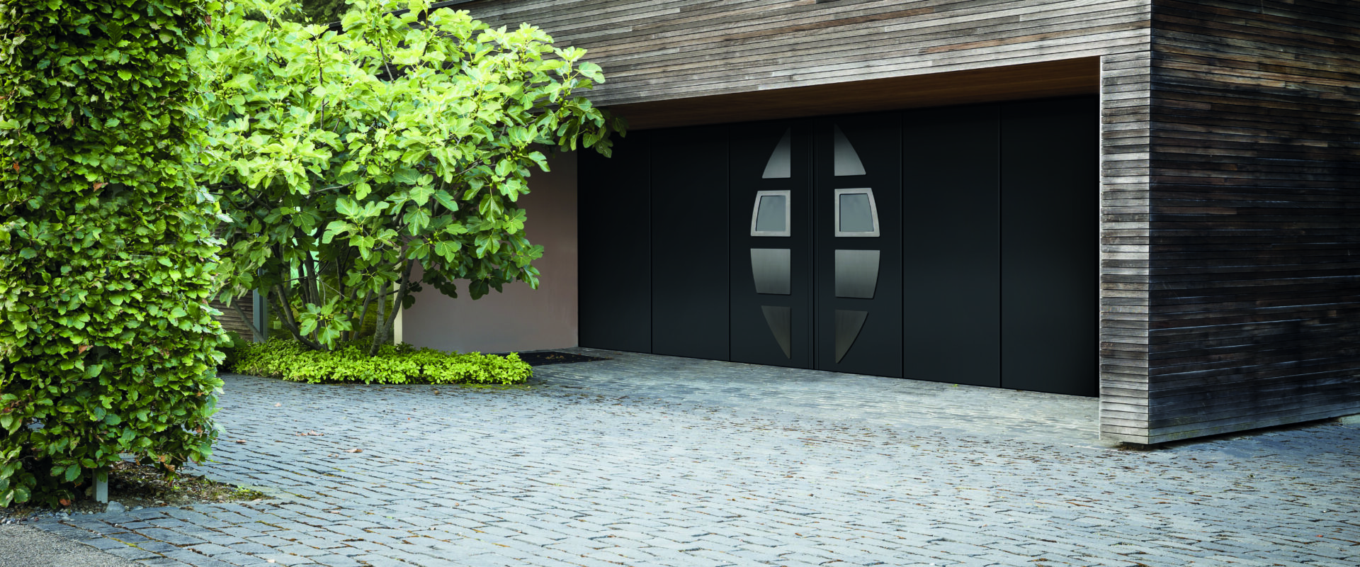 Car garage on the countryside of switzerland