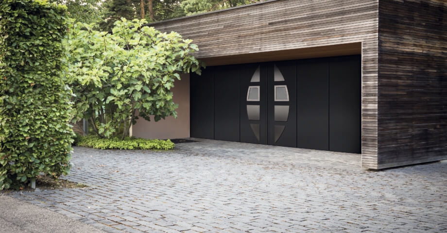 Car garage on the countryside of switzerland