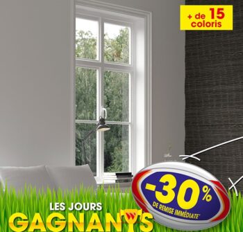 Fenêtre et porte fenêtre PVC jours gagnants