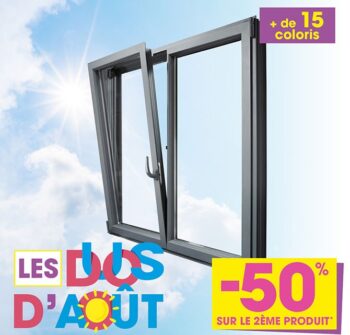 Fenêtre PVC duos d'août