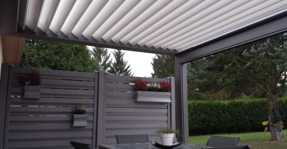 pergola Klan avec brise vue