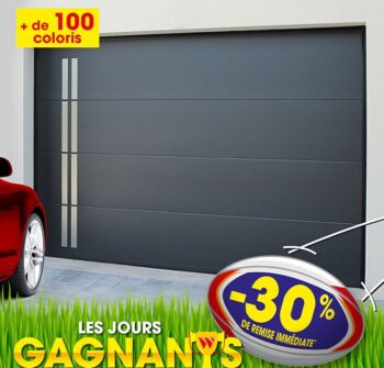 Porte de garage jours gagnants