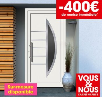Porte d'entrée PVC