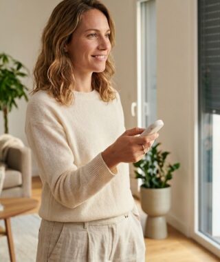 Volets telecommande femme